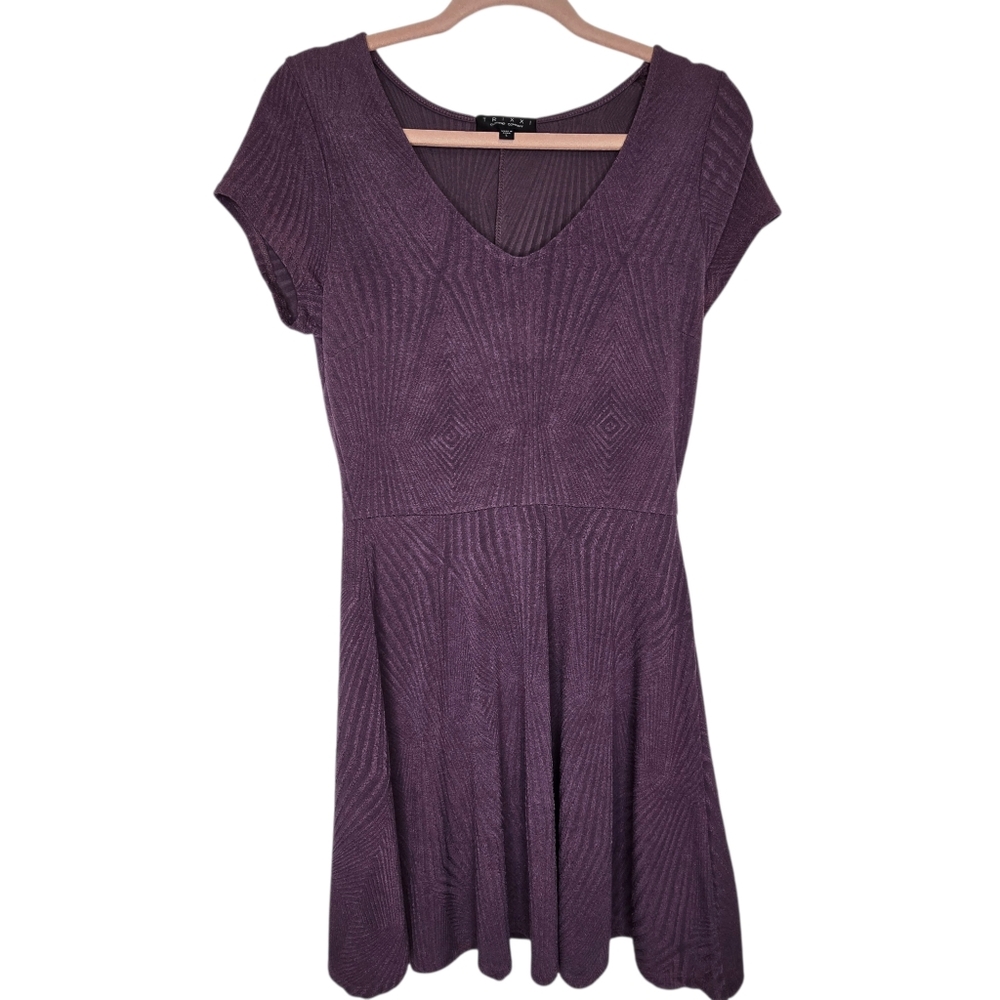 Trixxi Clothing purple skater dress